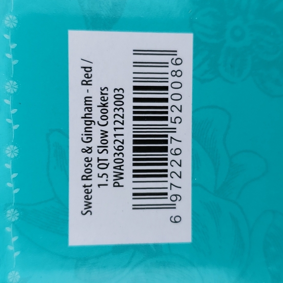 Pioneer woman set of 2, 1.5 quart slow cookers - Picture 2 of 2